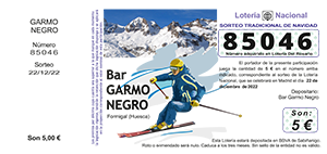 Ejemplo de participaci&oacute;n de loter&iacute;a de empresa con logotipo